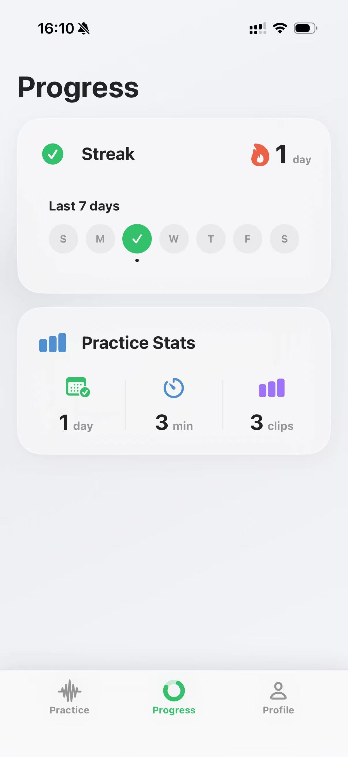 DoLaMi practice progress